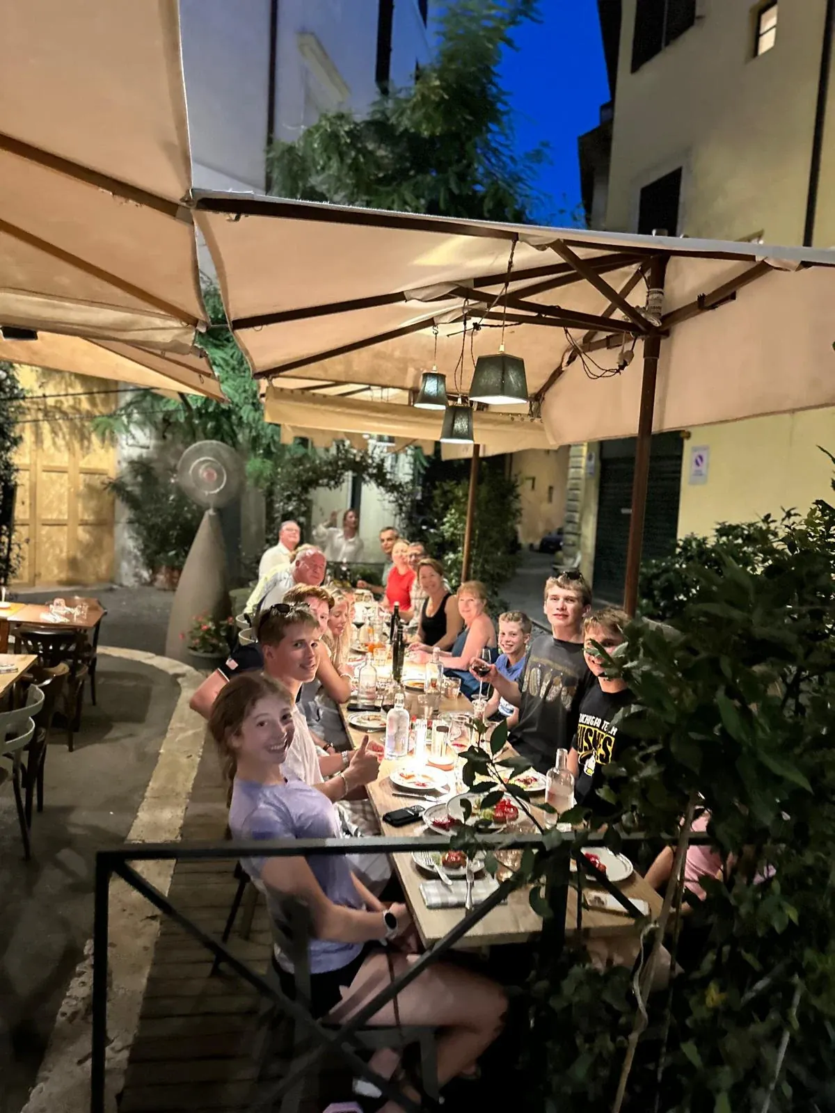 Tavola nel dehors di Vinando